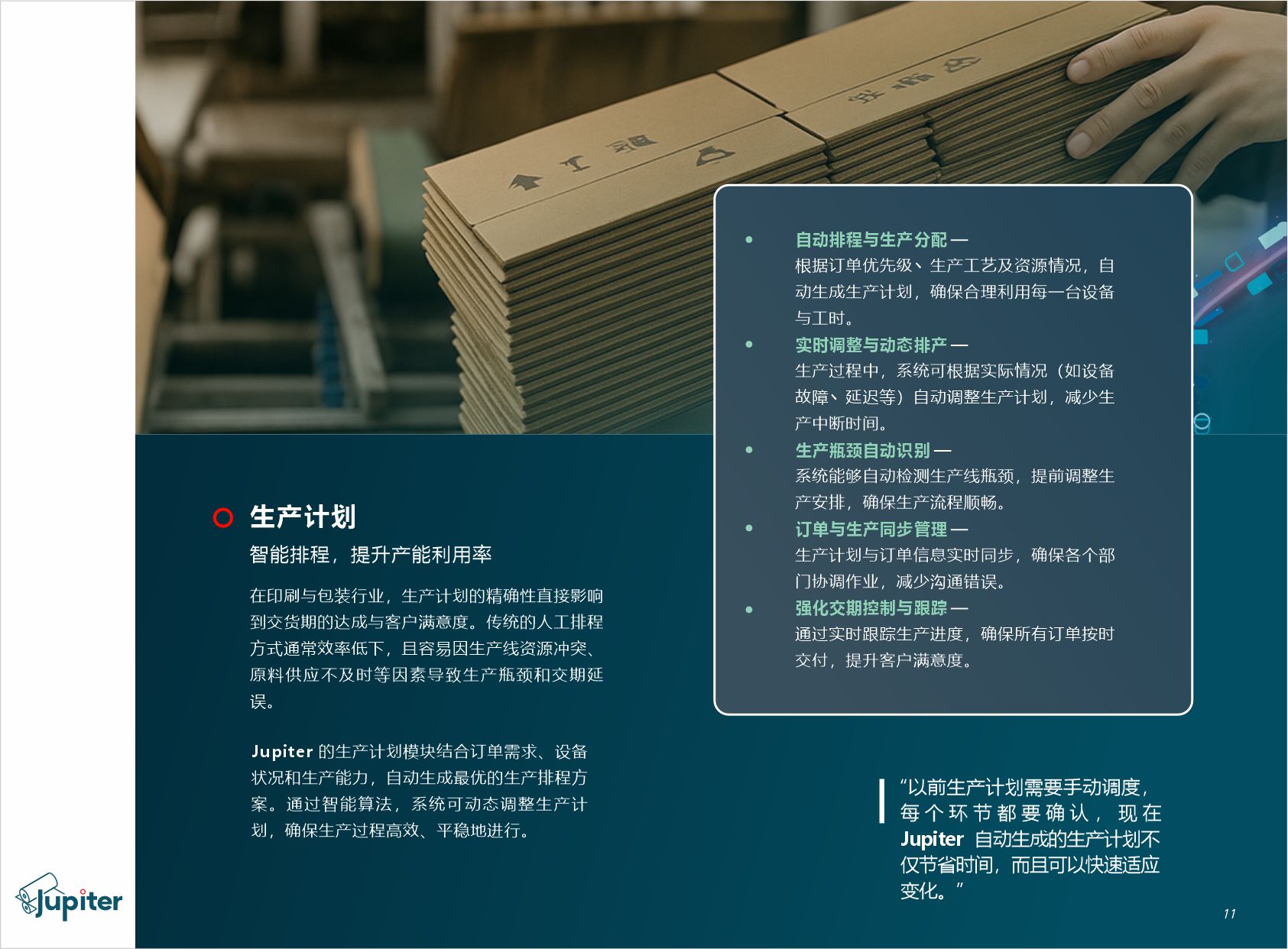 生产计划 详情