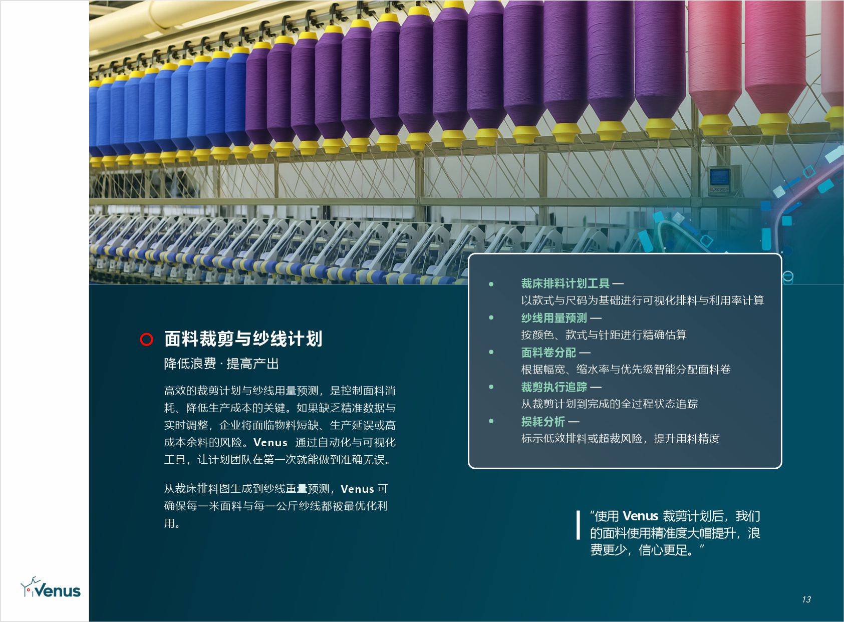 面料裁剪与绣计划 brochure page